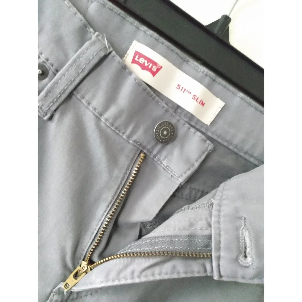 Levi's 511 Boys 14R Slim Denim Jeans Gray
